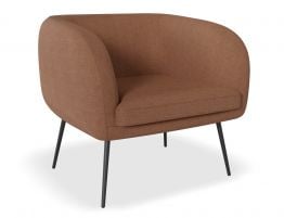 Amour Lounge Chair - Terracotta Rust