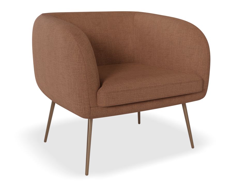 Rust coloured deals armchair