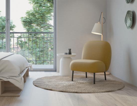 Moulon Lounge Chair - Tuscan Yellow