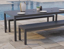 Charcoal 190 Bench Poolside2
