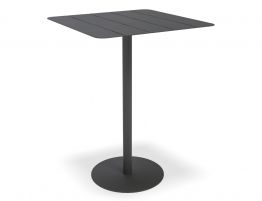 Roku High Bar Table - Outdoor - 77cm x 77cm - Charcoal