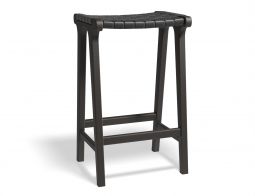 Brooklyn Barstool Blackframe Blackleather