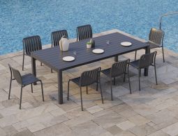 Charcoal Default Roku DiningChairs Poolside