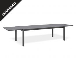 Reflect Table - Outdoor - Extendable 220/338 x 106cm - Charcoal
