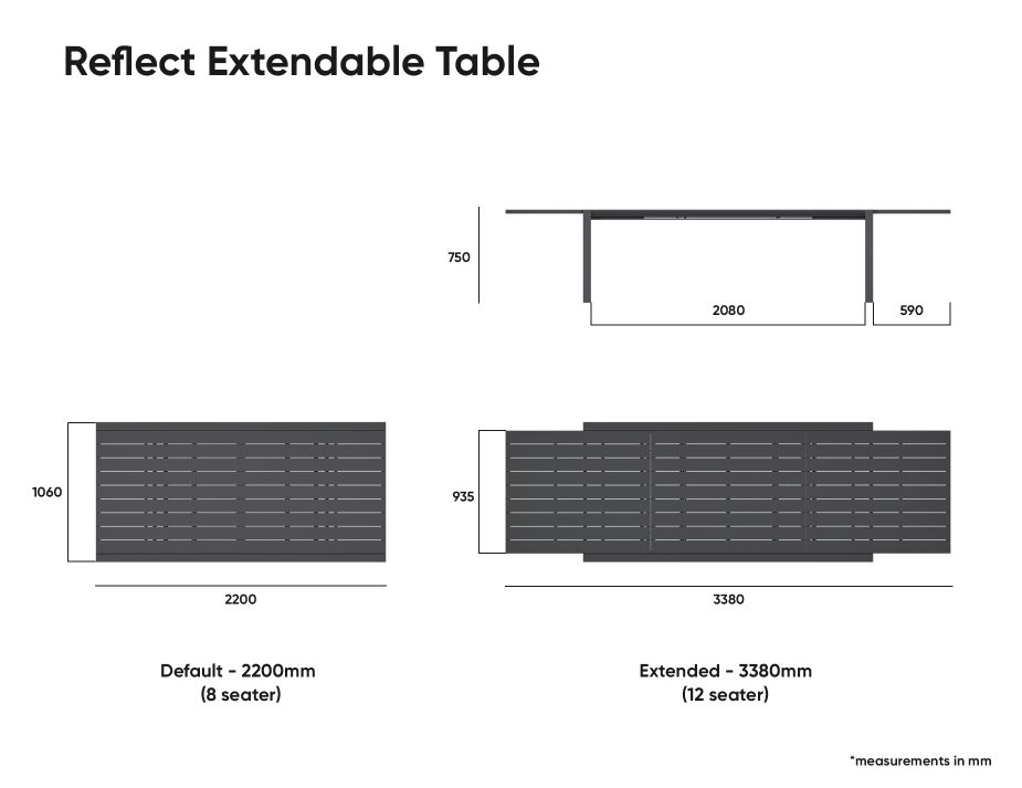Reflect Extendable Table Dimensions4