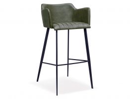 Andorra Bar Stool Vintage Green Seat