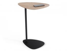 Fringe Side Table Black - Natural Solid Oak - Large