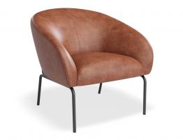 Solace Lounge Chair - Vintage Tan Vegan Leather