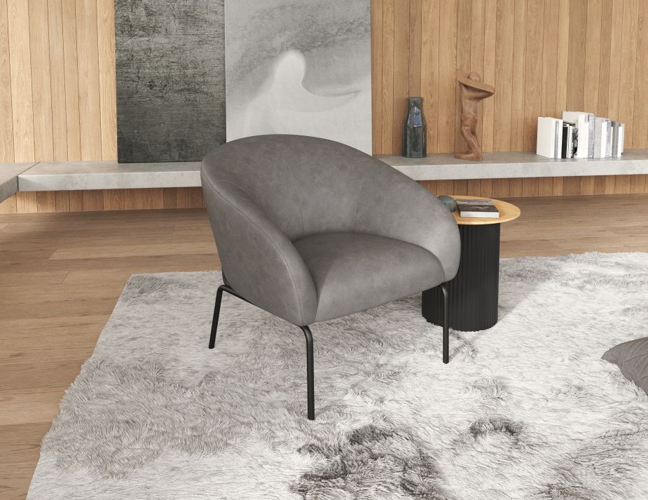 Vintage vinyl hotsell lounge chair