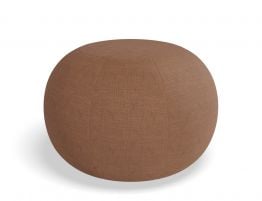 Ronde Pouf in Terracotta Rust - Small