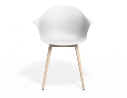 P 4 Pebble Armchair Whiteseat Beechbase