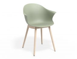 P 1 Pebble Armchair Greenseat Beechbase