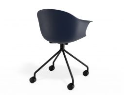 P 2 Pebble Armchair Navyseat Pyramidcastors