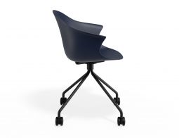 P 3 Pebble Armchair Navyseat Pyramidcastors