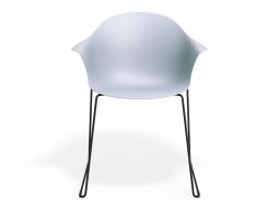 P 4 Pebble Armchair Palebluev3seat Sledblack