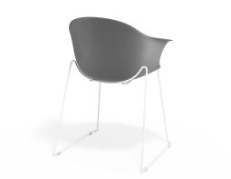 P 2 Pebble Armchair Greyseatv2 Sledwhite