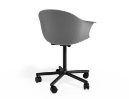 P 2 Pebble Armchair Greyseatv2 Swivelcastors