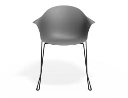 P 4 Pebble Armchair Greyseatv2 Sledblack