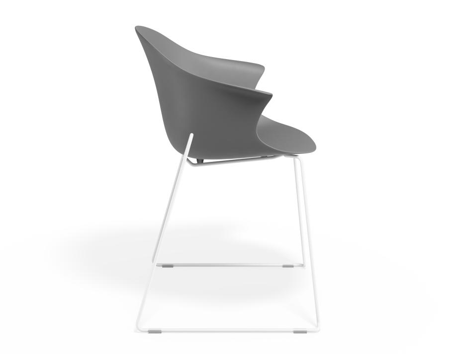 P 3 Pebble Armchair Greyseatv2 Sledwhite