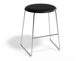 46cm Round / Vintage Black PU Seat image