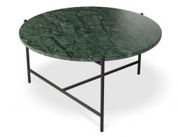 Green Marble Rounded Coffee Table