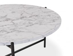 White Marble Round