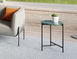 Green Mable Modern Side Table
