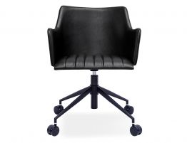 Andorra Office Armchair Vintage Black Seat