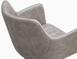 Andorra Vintage Grey Office Armchair 7