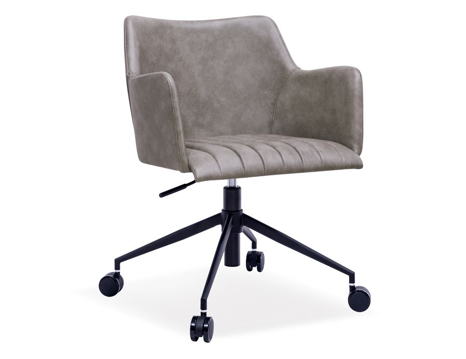 Andorra Vintage Grey Office Armchair 2