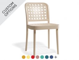 822 Diningchair Natural Banner Dots