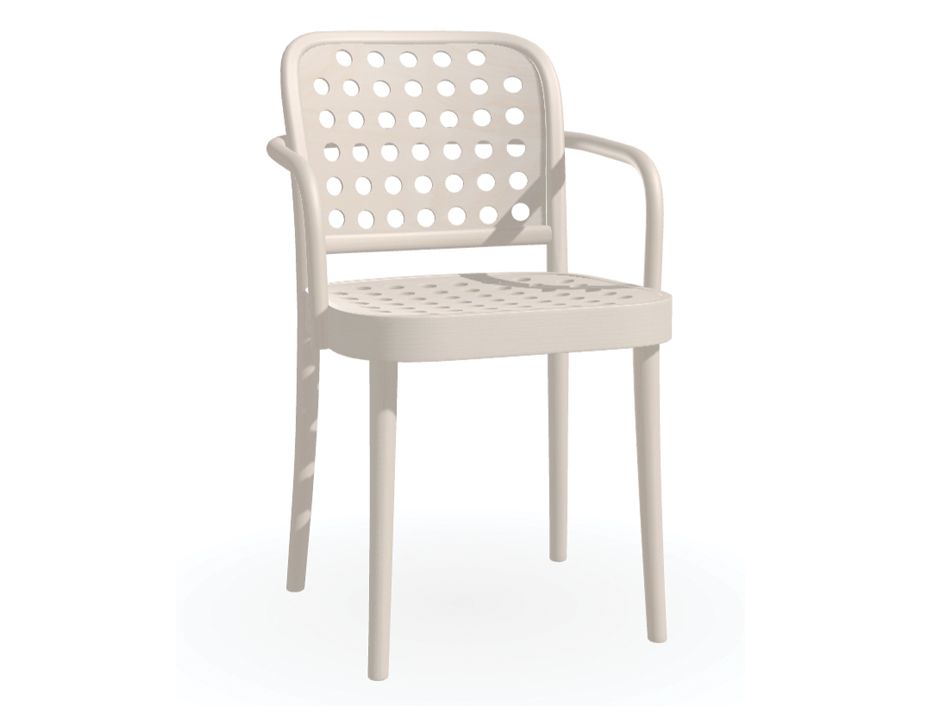 822 Armchair Powder White