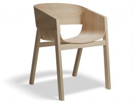 Merano Armchair - Natural Oak - Veneer Seat - by TON
