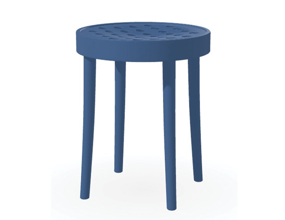 822 Low Stool Blue Berries