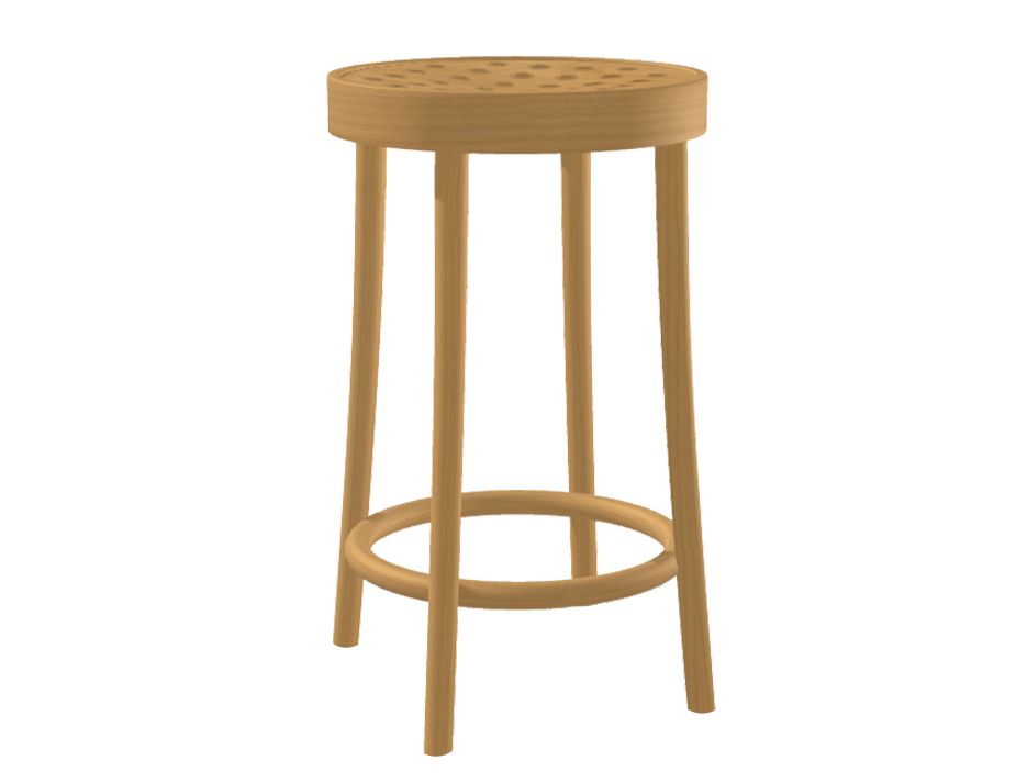 822 Barstool 63cm Honey