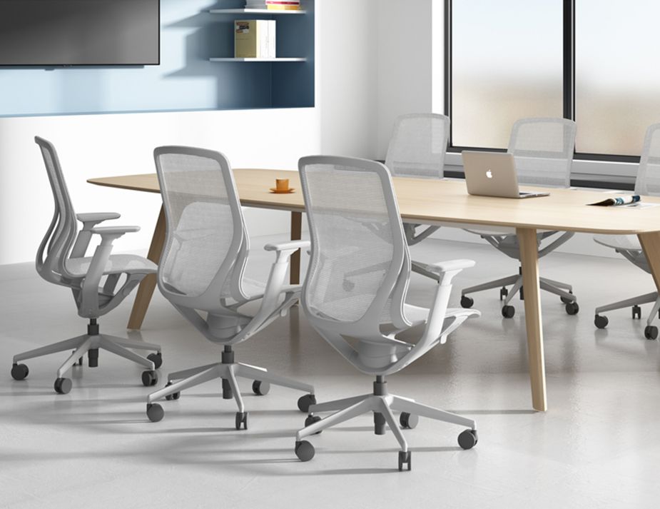 Light grey office chairs online