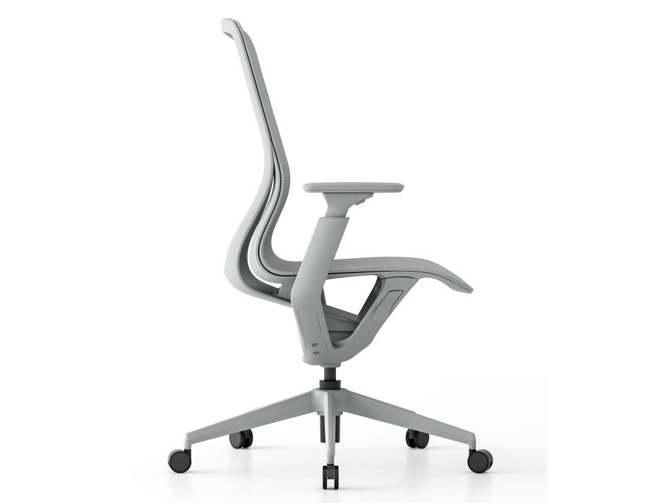 Gravity Ergonomic Office Chair Light Grey