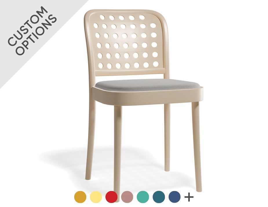 822 Chair Beechnatural Dots