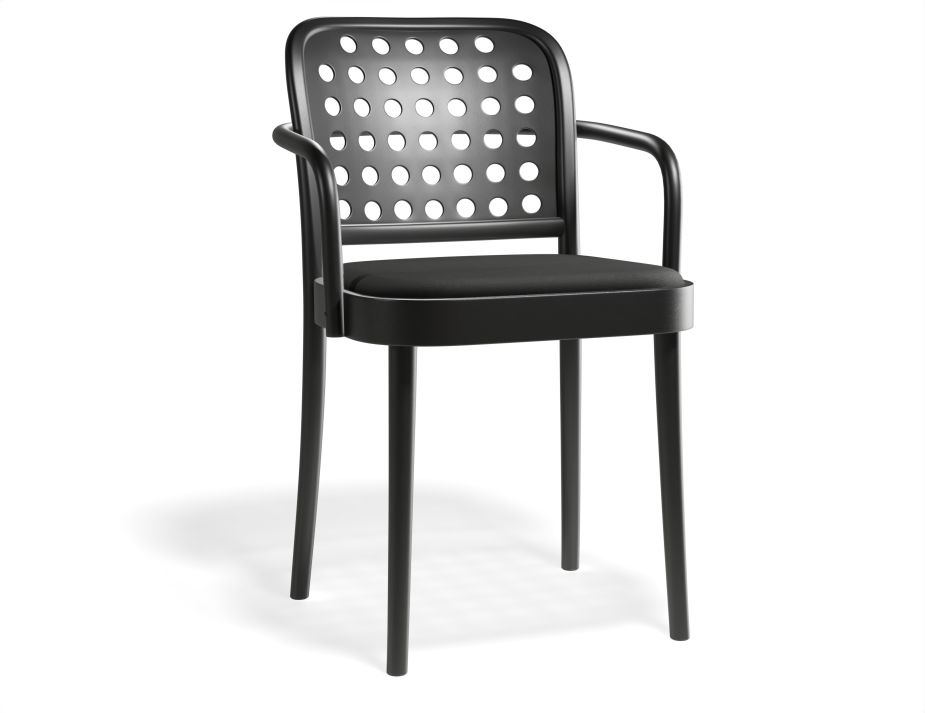 822 Armchair Blackgrain Mdr0000