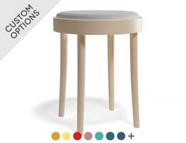 822 Low Stool - Upholstered Seat - for TON