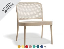 811 Lounge Chair - Cane Seat - Cane Backrest - by TON
