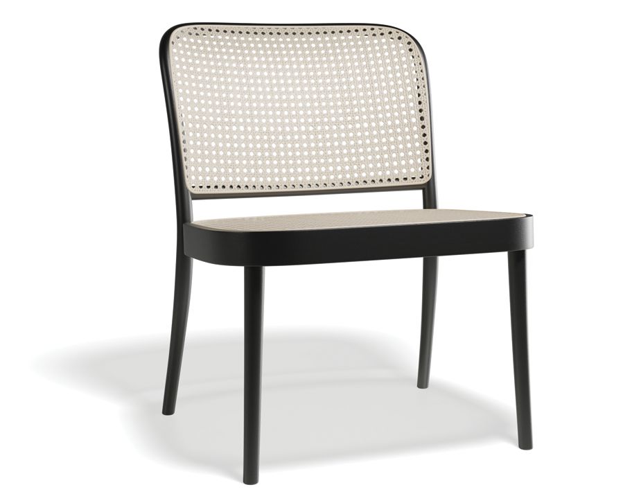 811 Lounge Chair Cane Natural Black