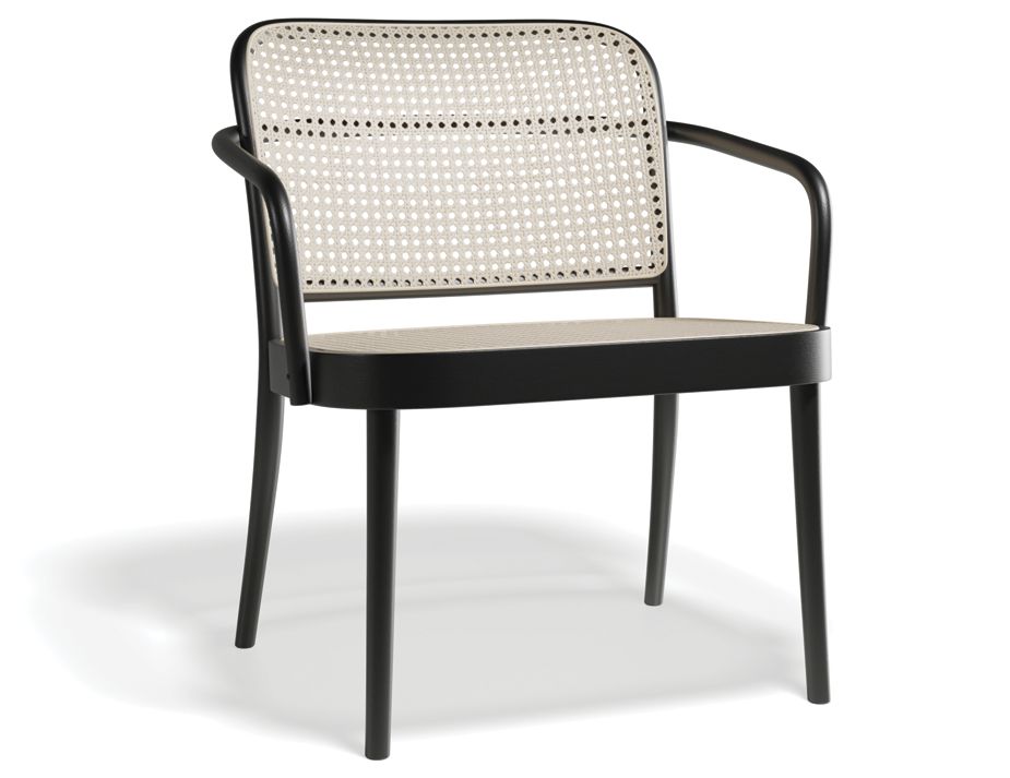 811 Lounge Armchair Black 1