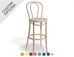 Chair 18 Stool 80cm Natural Banner Dots