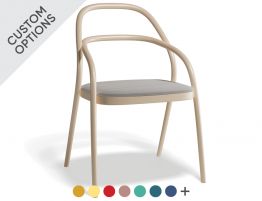 002 Chair - Upholstered Seat - by TON