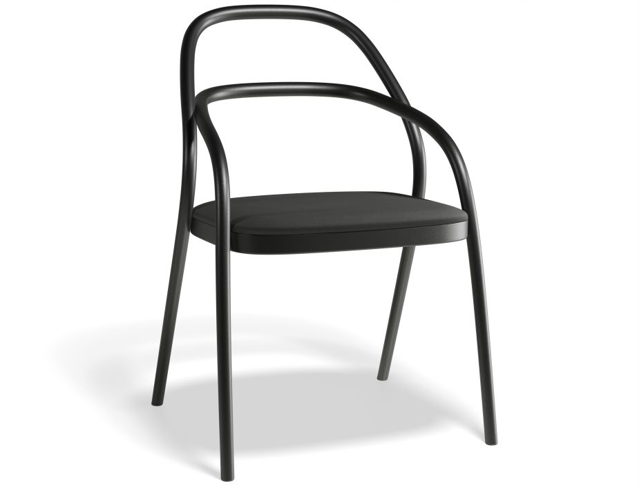 002 Chair Pad Blackgrain Mdr0000