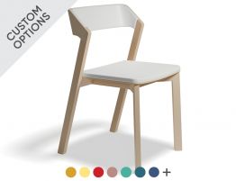 Merano Chair - Upholstered Seat and Back - by TON