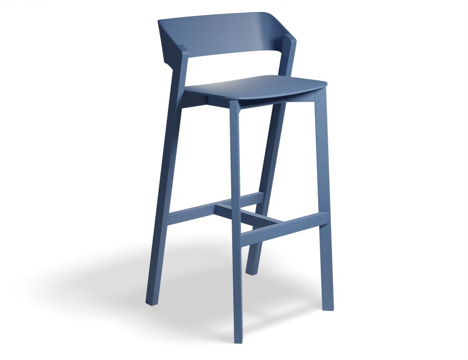 Merano Barstool Blueberry