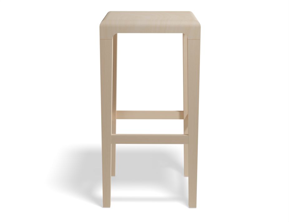 Rioja 64cm Stool Beechnatural Side