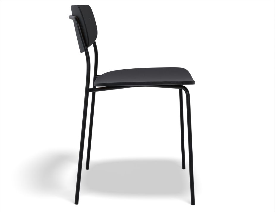 Rylie Chair Black Black Side